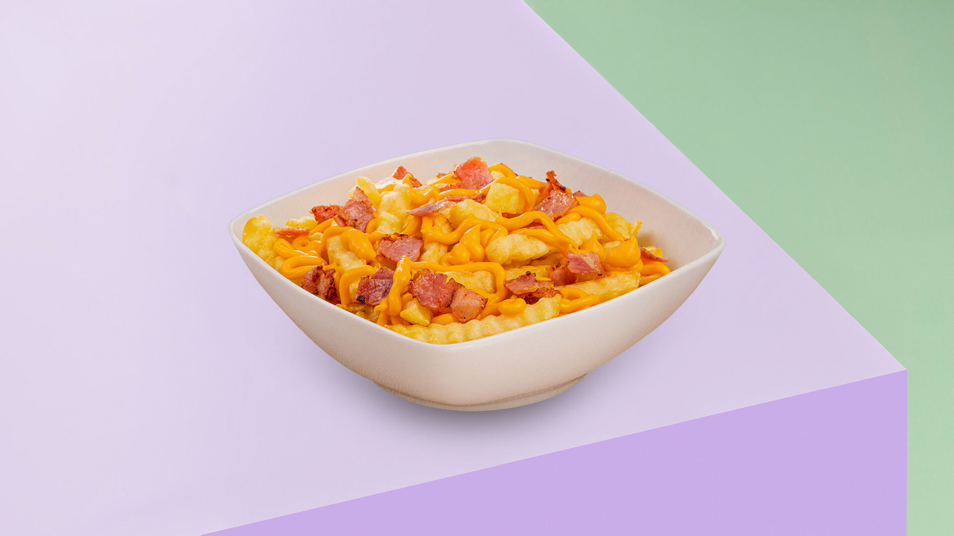 French Fries with cheddar bacon