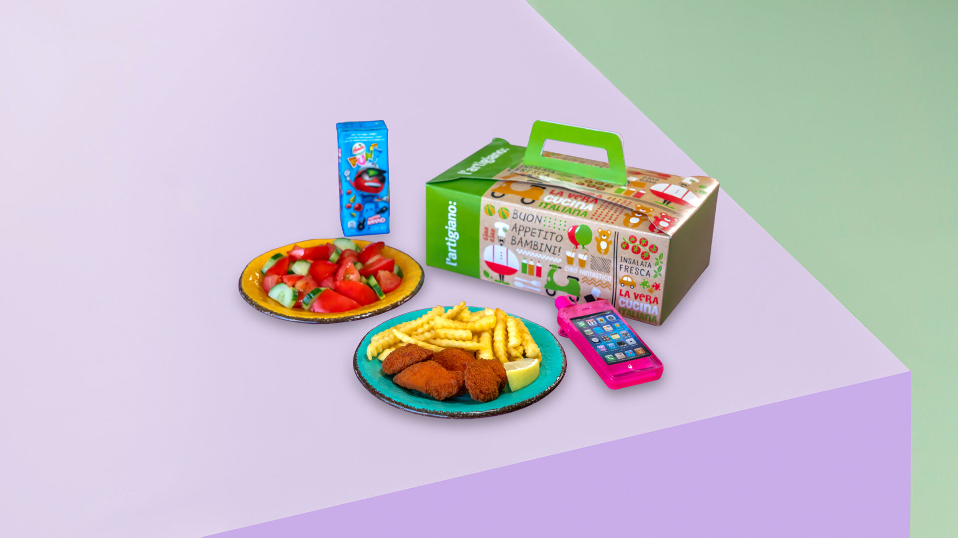 Kids Chicken menu (4 pcs.)